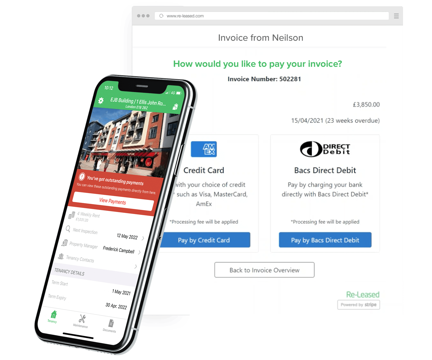 re-leased pay