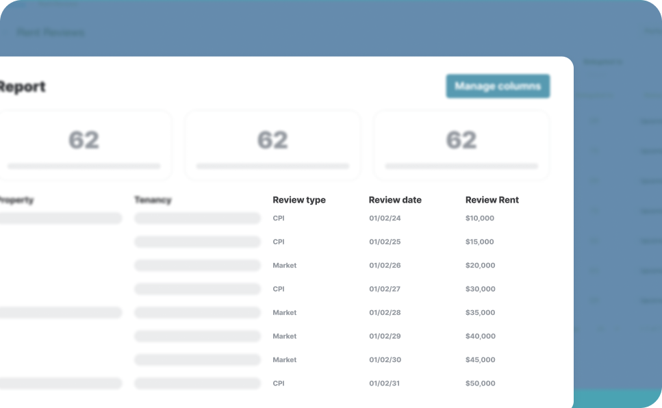 Rent review report