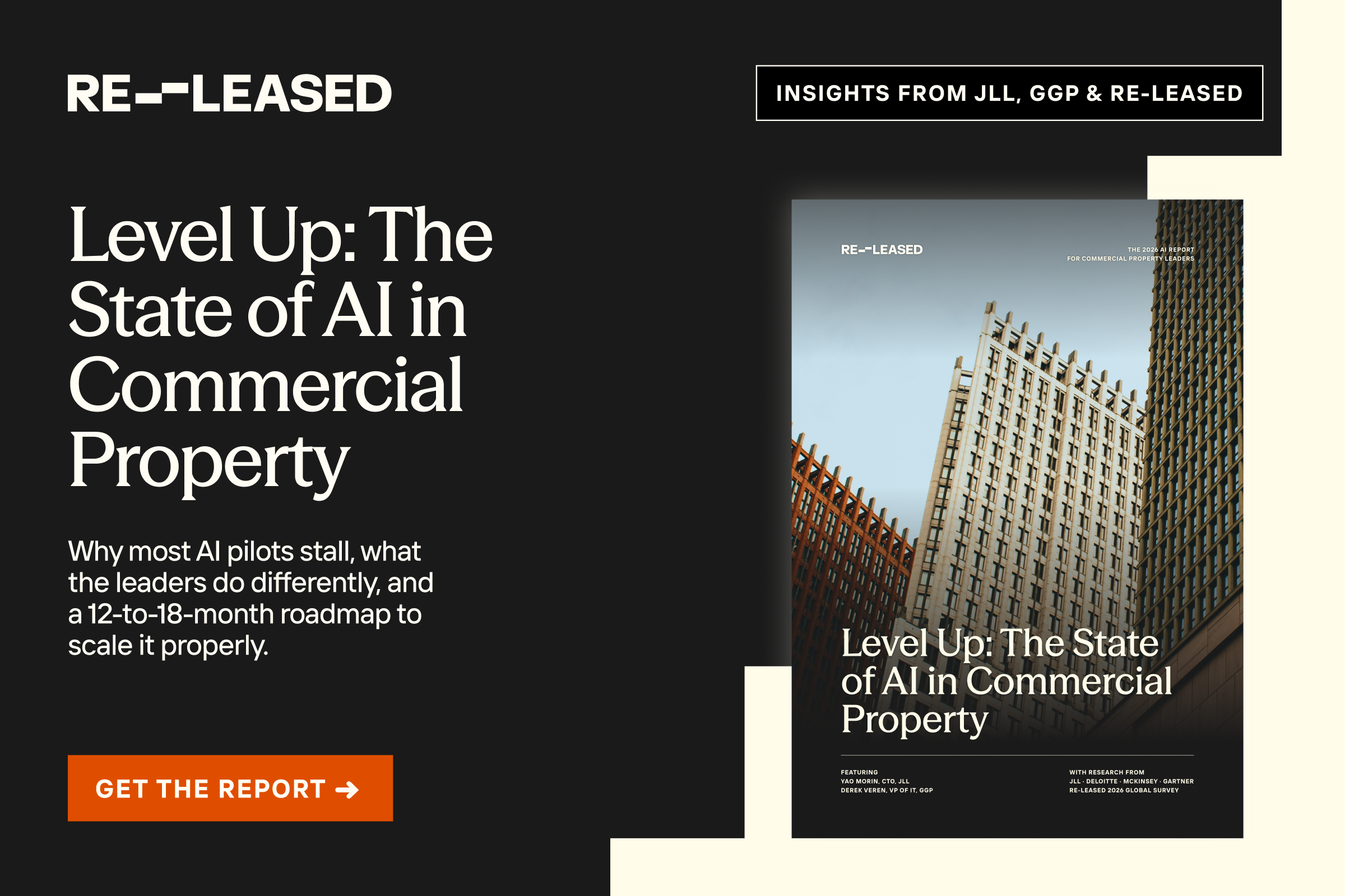 Level Up: The State of AI in Commercial Property report cover