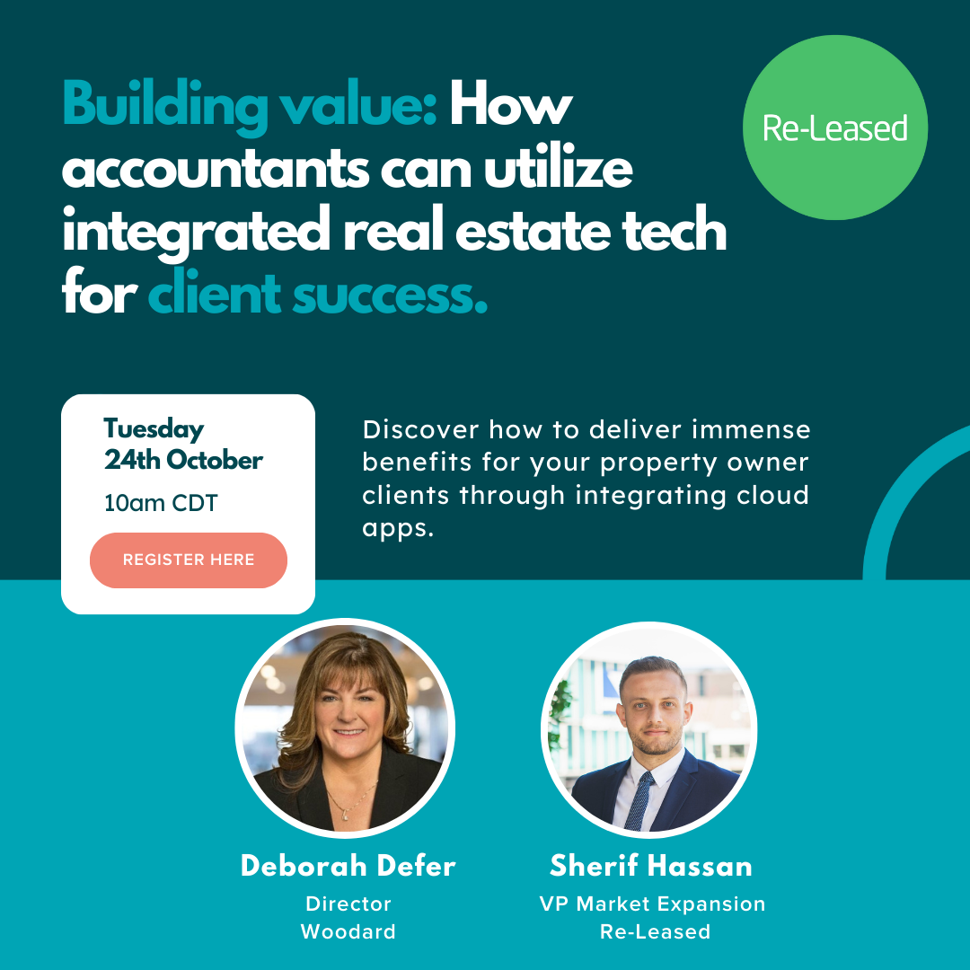 Webinar: Building Value Webinar: How accountants can utilize integrated real estate tech for client success