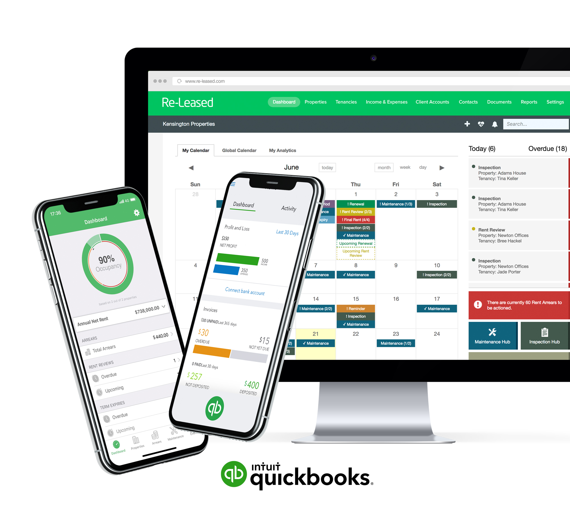 Property Management Software Integration with QuickBooks ReLeased