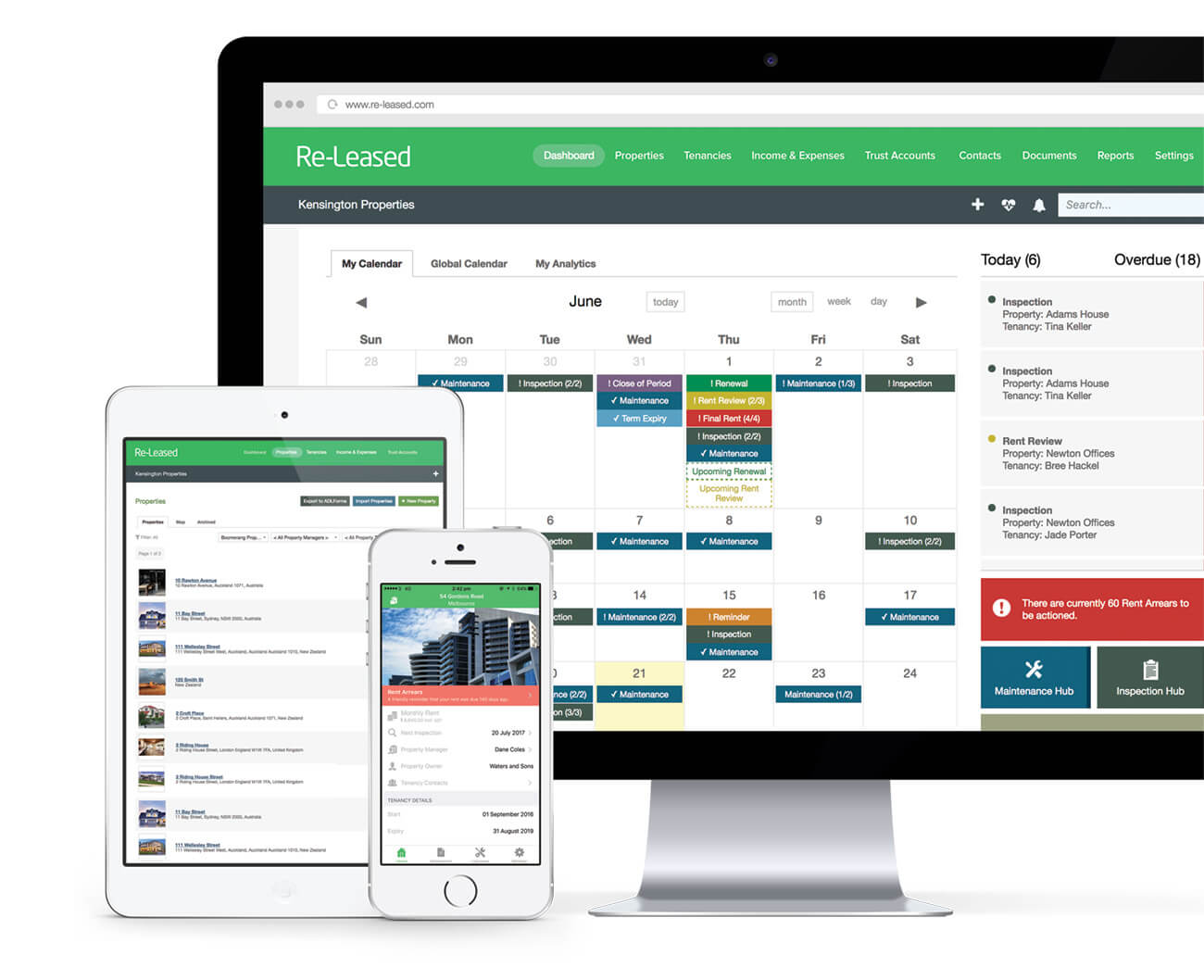 Commercial Lease Management Software Dashboard